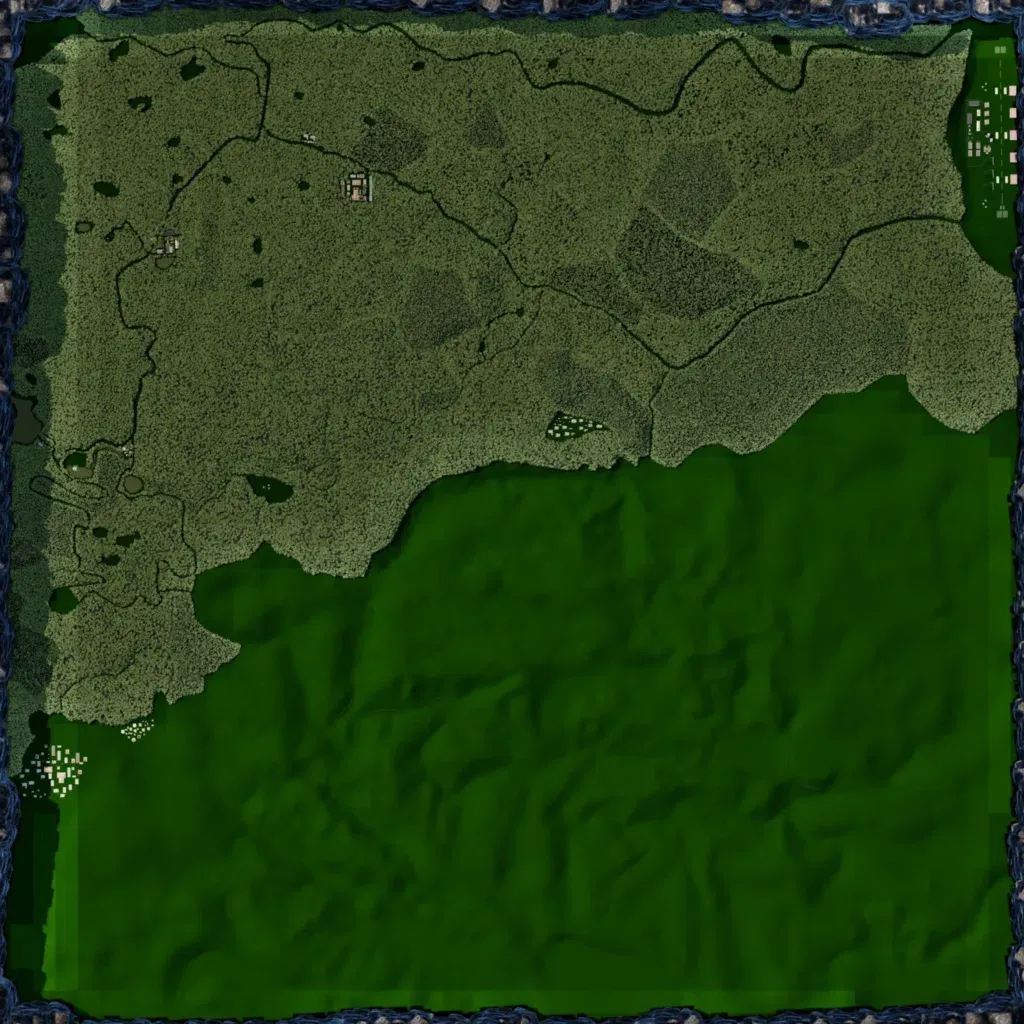 Overview map of 1stMDiv Toxic Modern Vietnam