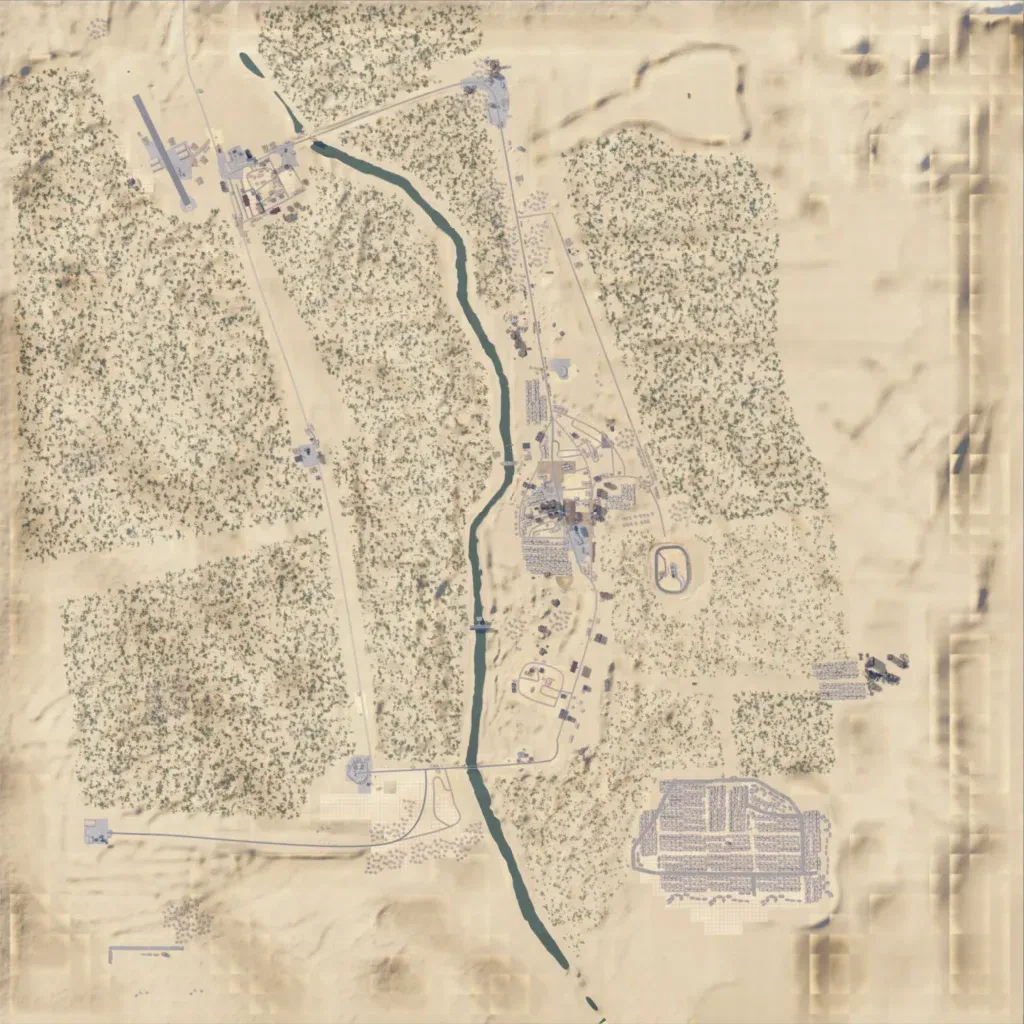 Overview map of Ad-Dawr - Iraq
