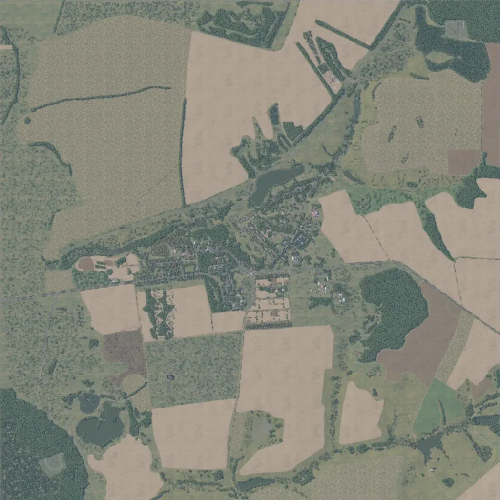 Overview map of AHS Strelechye