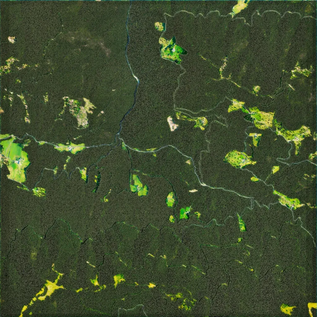 Overview map of Alpiner Wald
