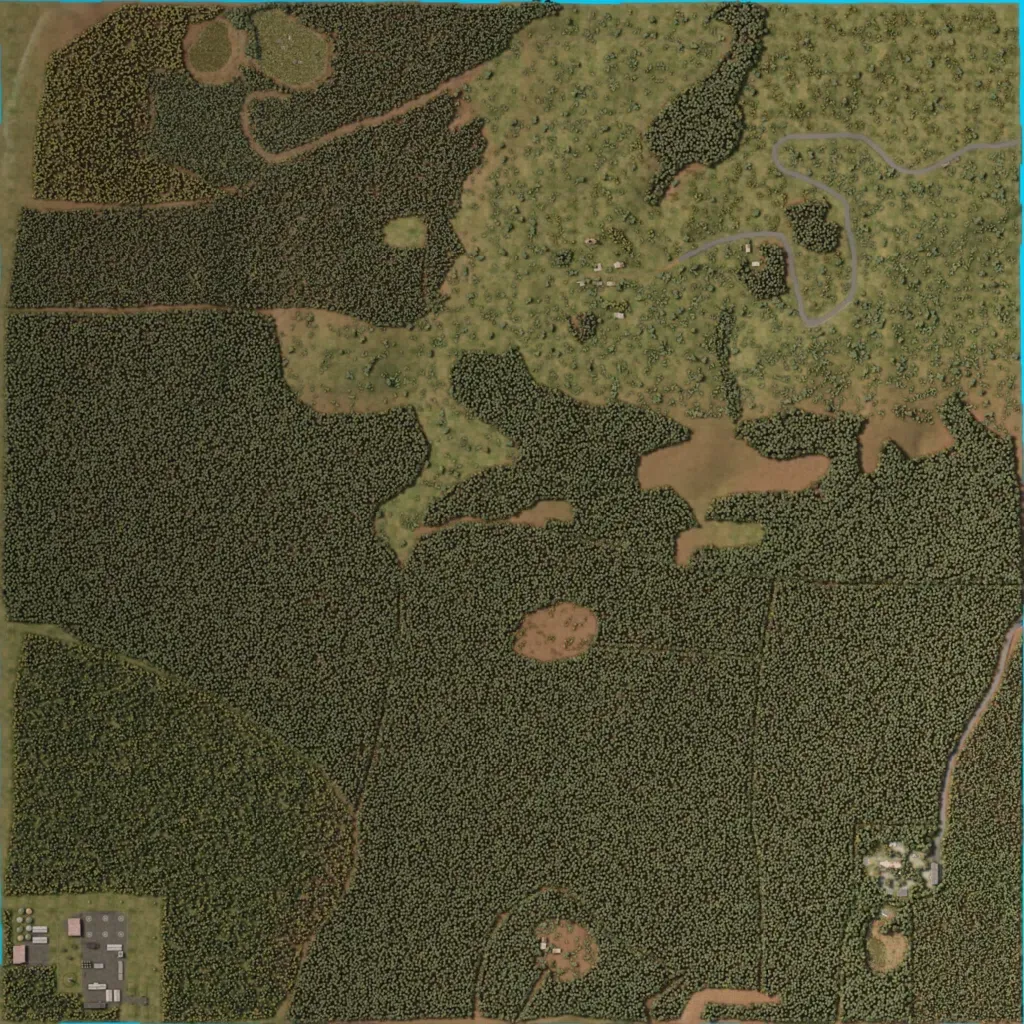 Overview map of Ananuri Grey Zone
