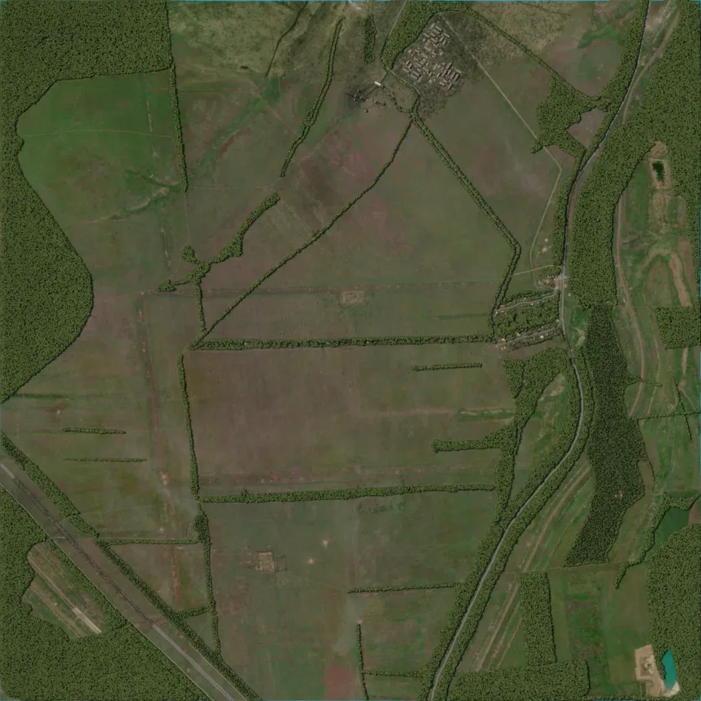 Overview map of Andriivka