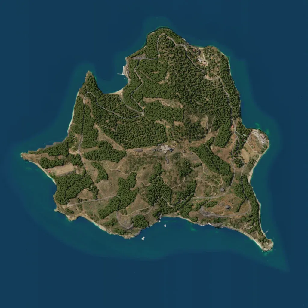 Overview map of Angel Island