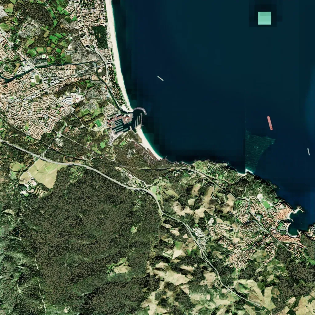 Overview map of Argelès-sur-Mer Le Racou