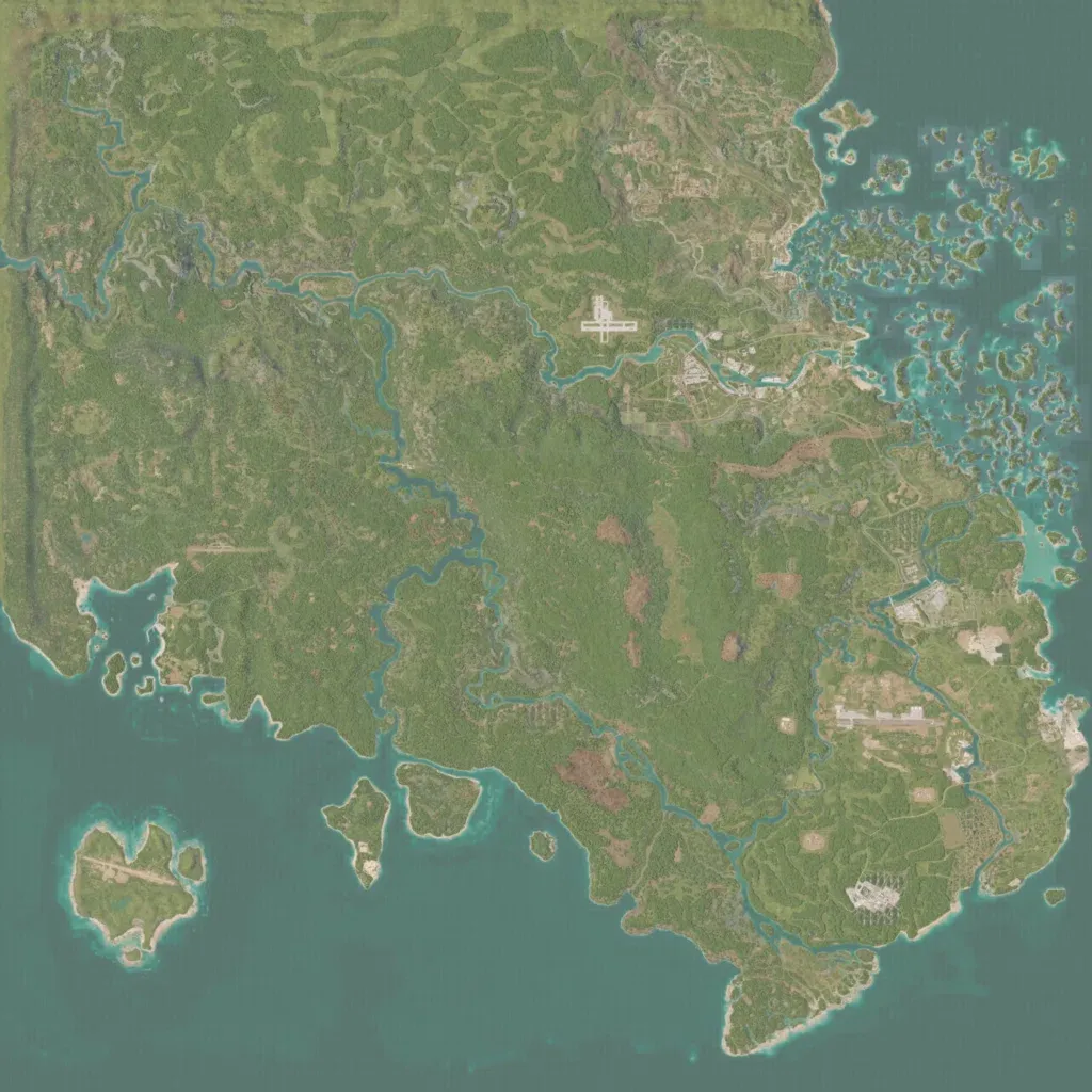 Overview map of Cam Lao Nam