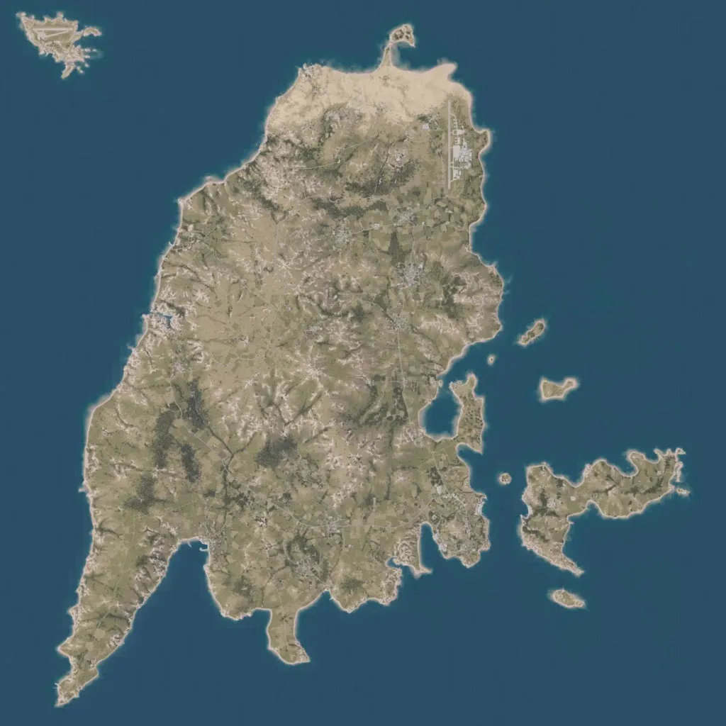 Overview map of Malden 2035