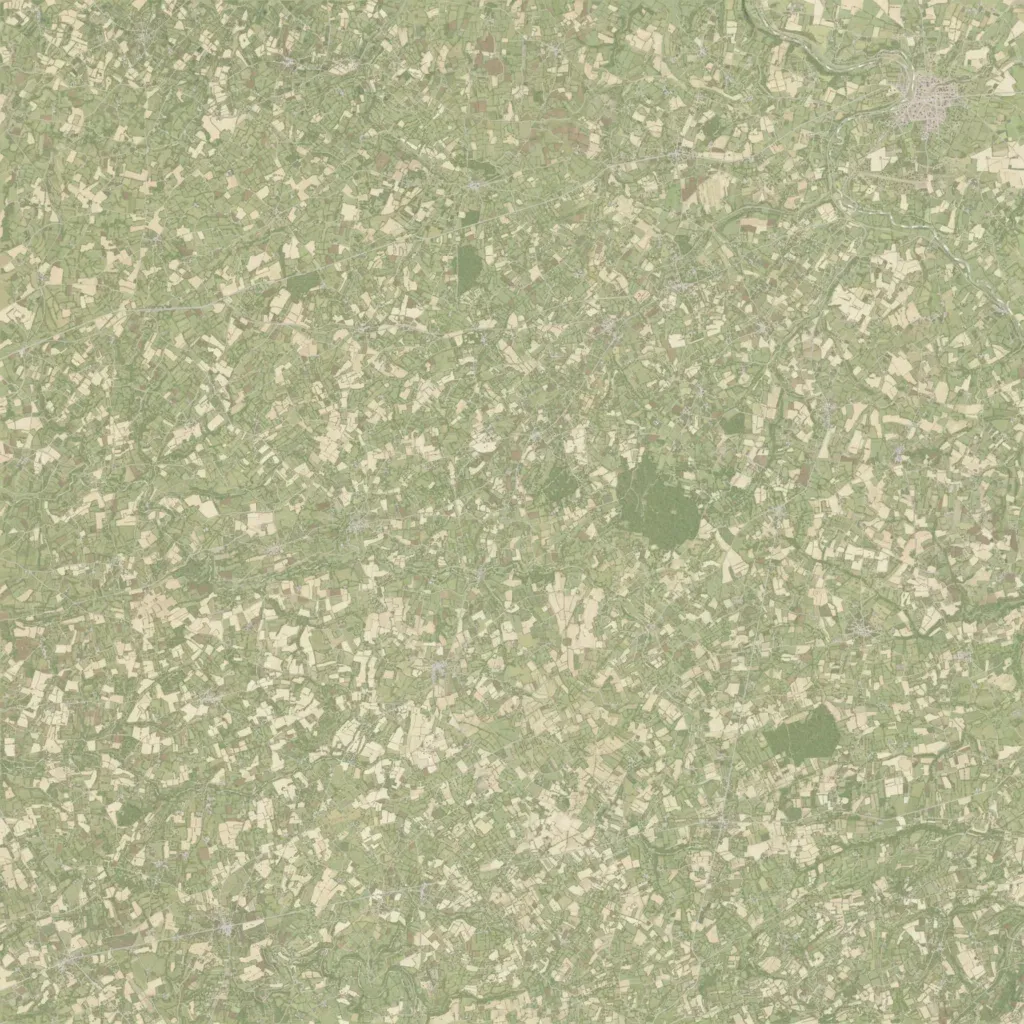 Overview map of Normandy