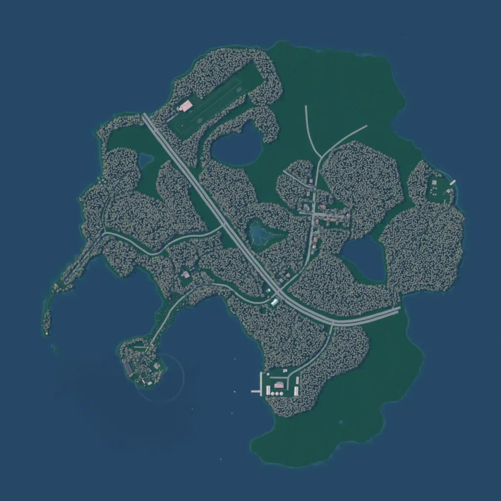 Overview map of Baker Island
