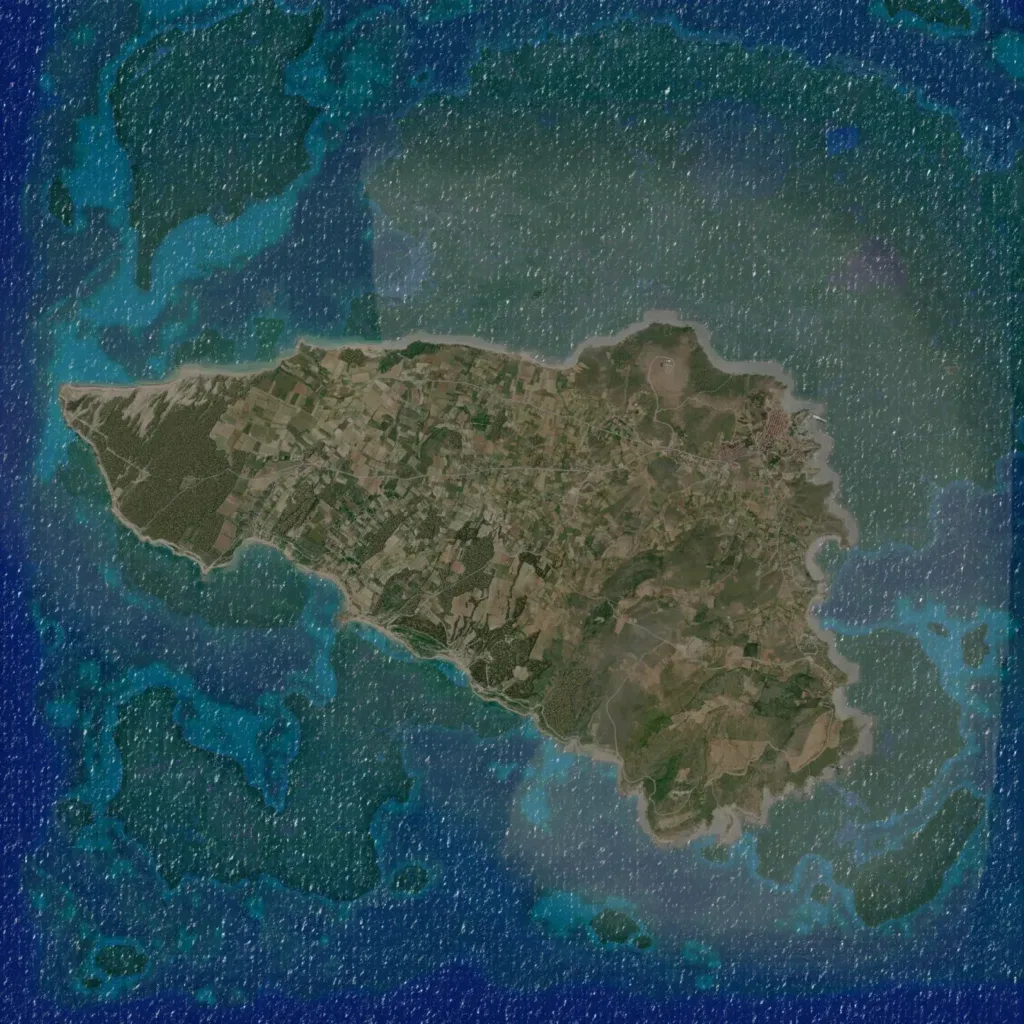 Overview map of Bozcaada
