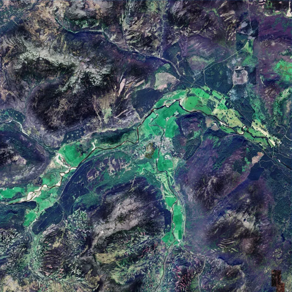 Overview map of Braemar