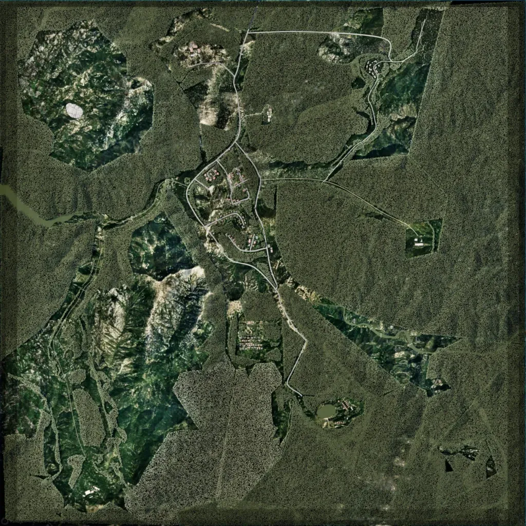 Overview map of Cascadian Wilds
