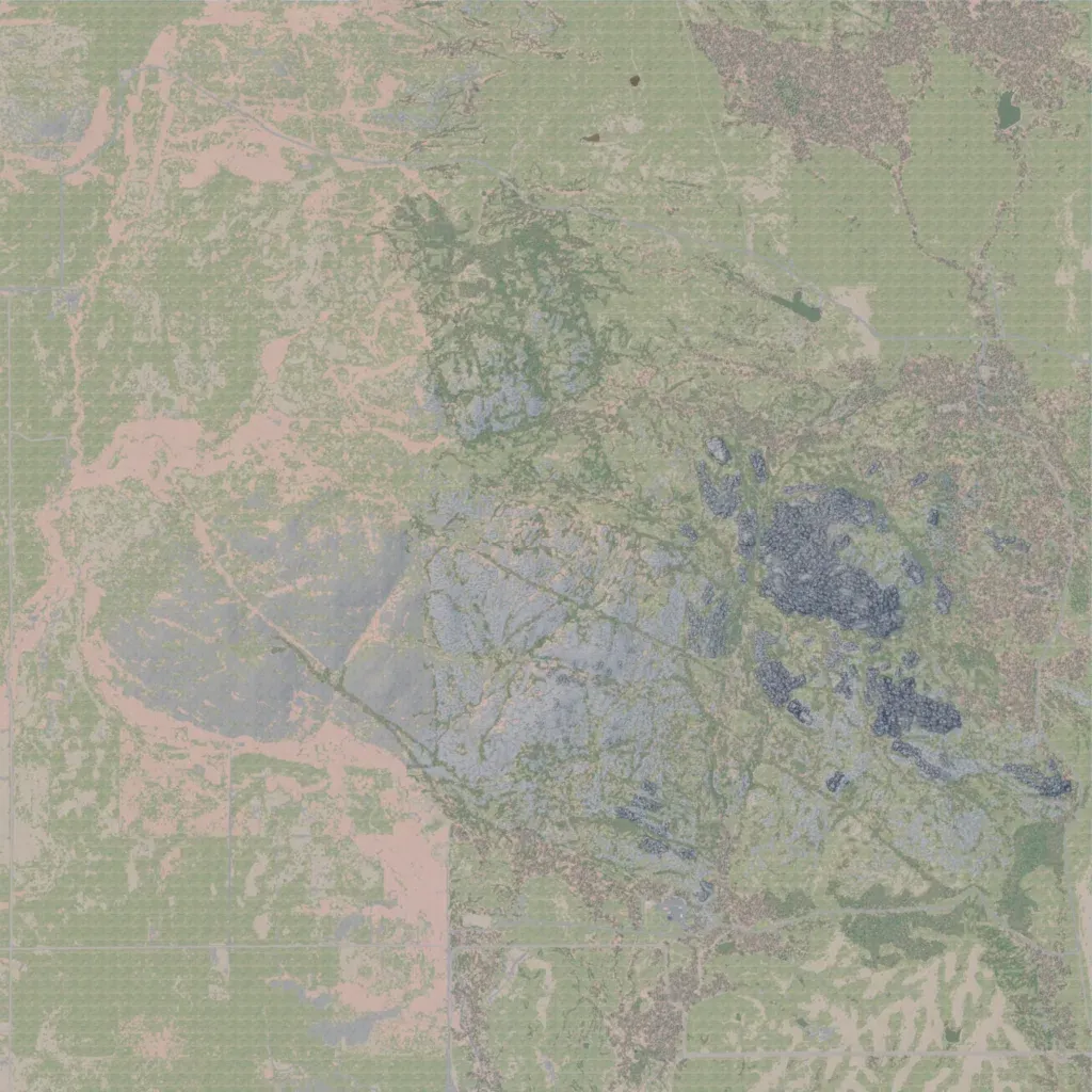 Overview map of Charons Garden