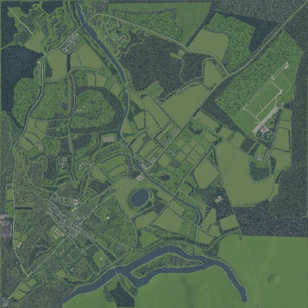 Overview map of Chernorus Kirovograd