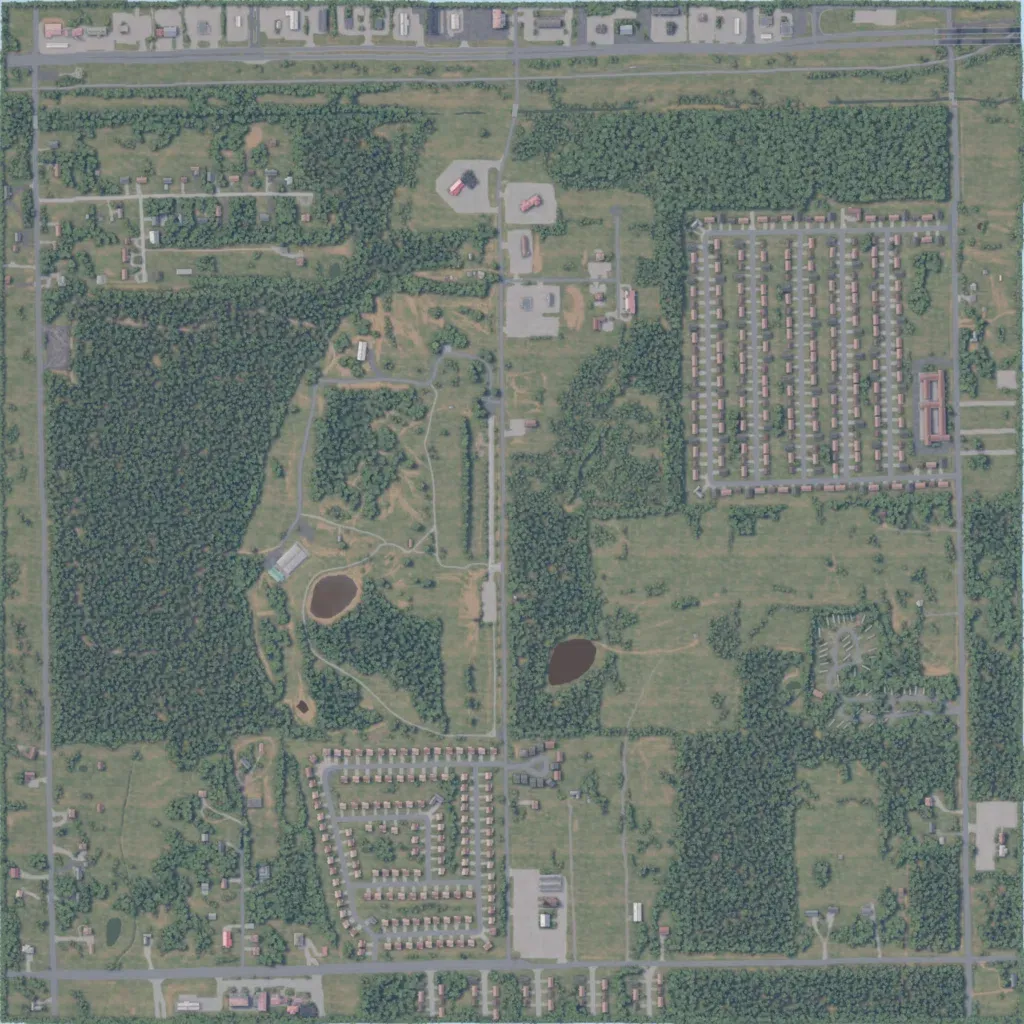 Overview map of Choctaw Creek Park