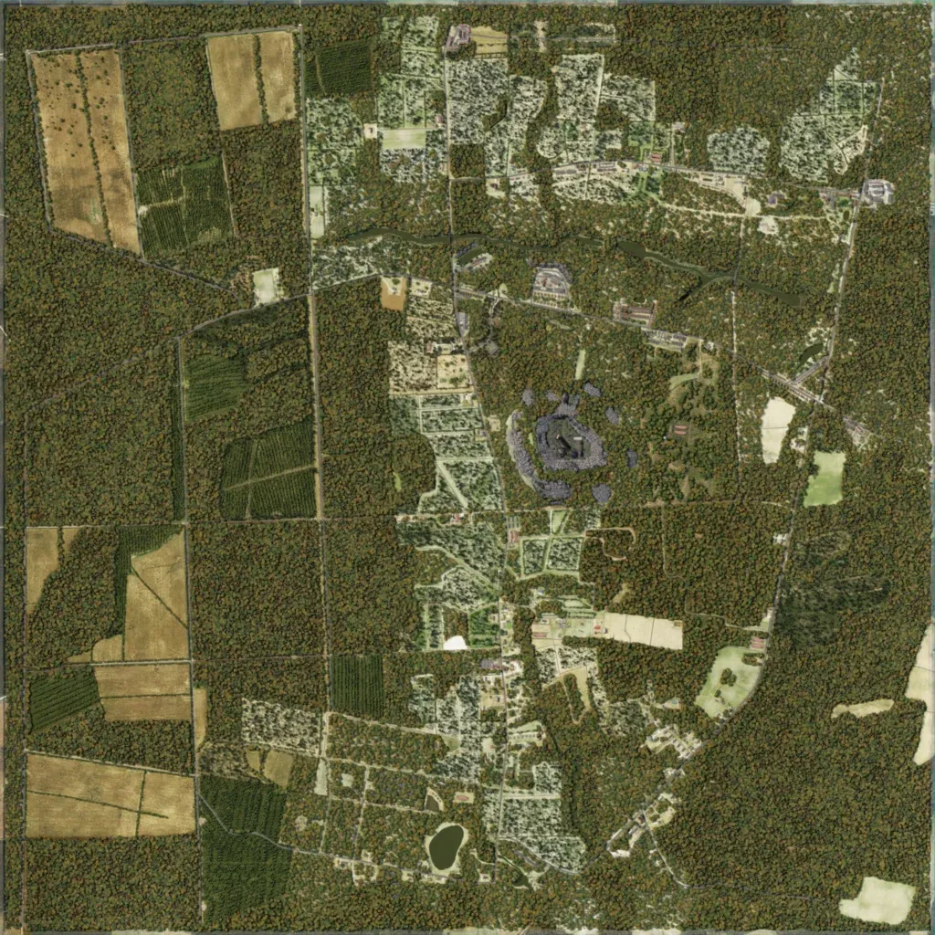 Overview map of Clarendon NC