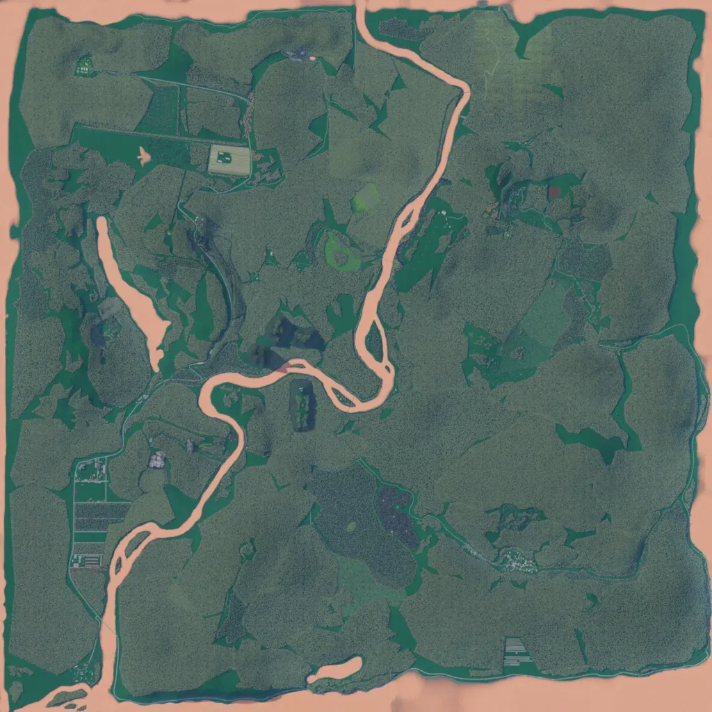 Overview map of Curillo Caqueta