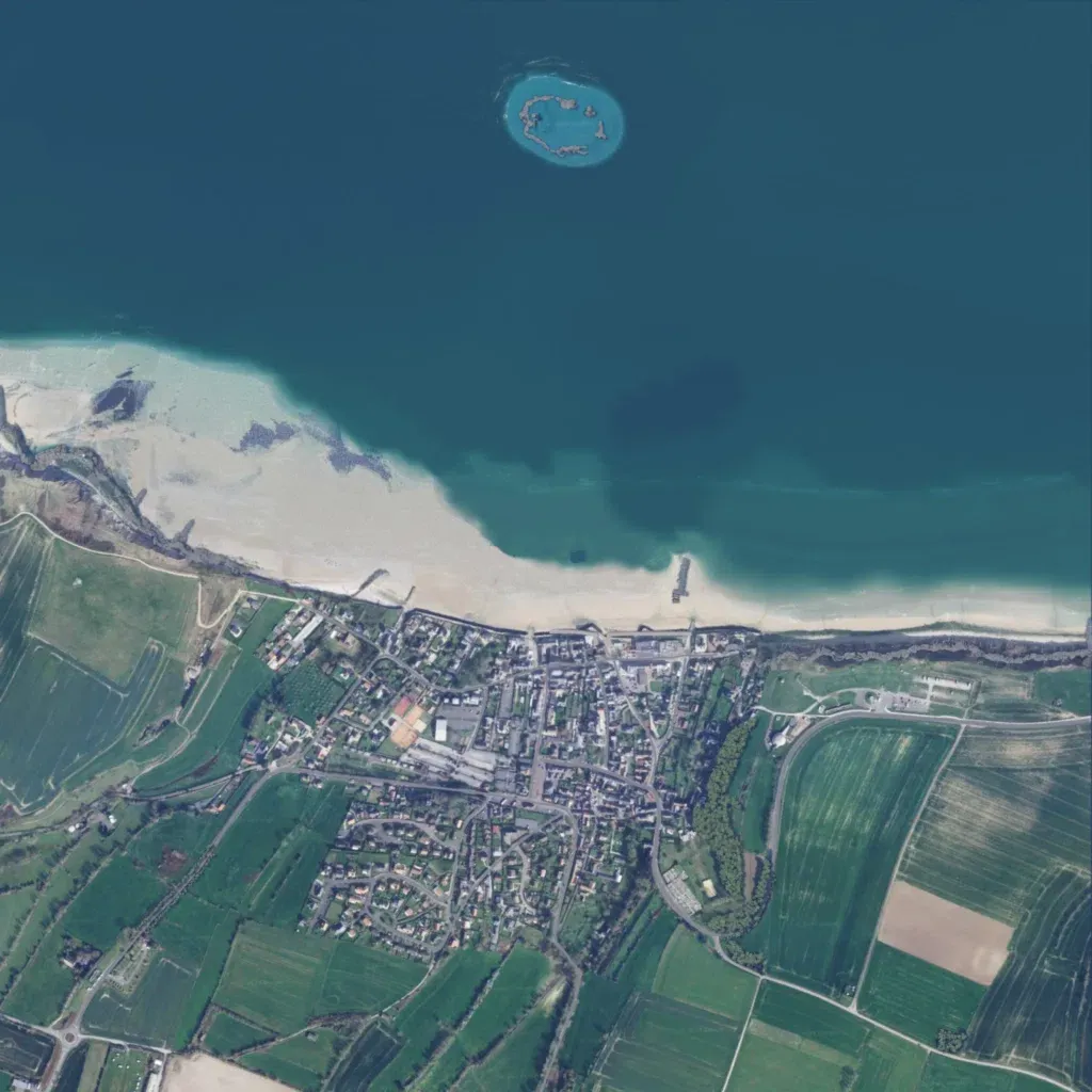 Overview map of D-Day