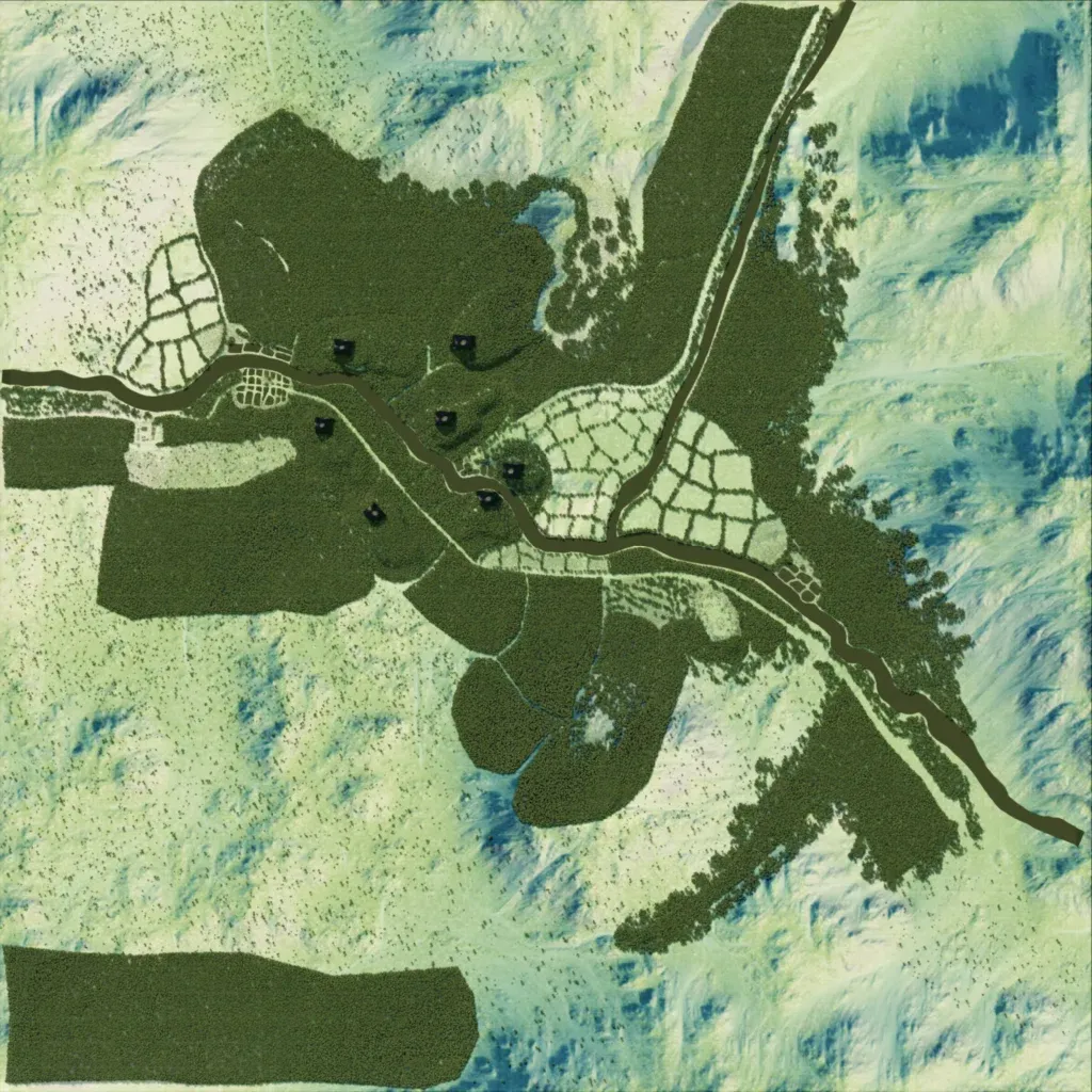 Overview map of Danang Valley