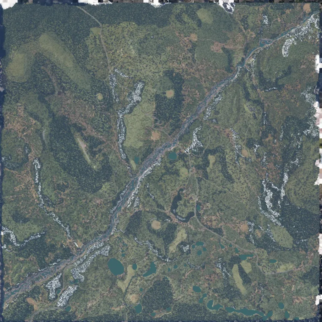 Overview map of Denali
