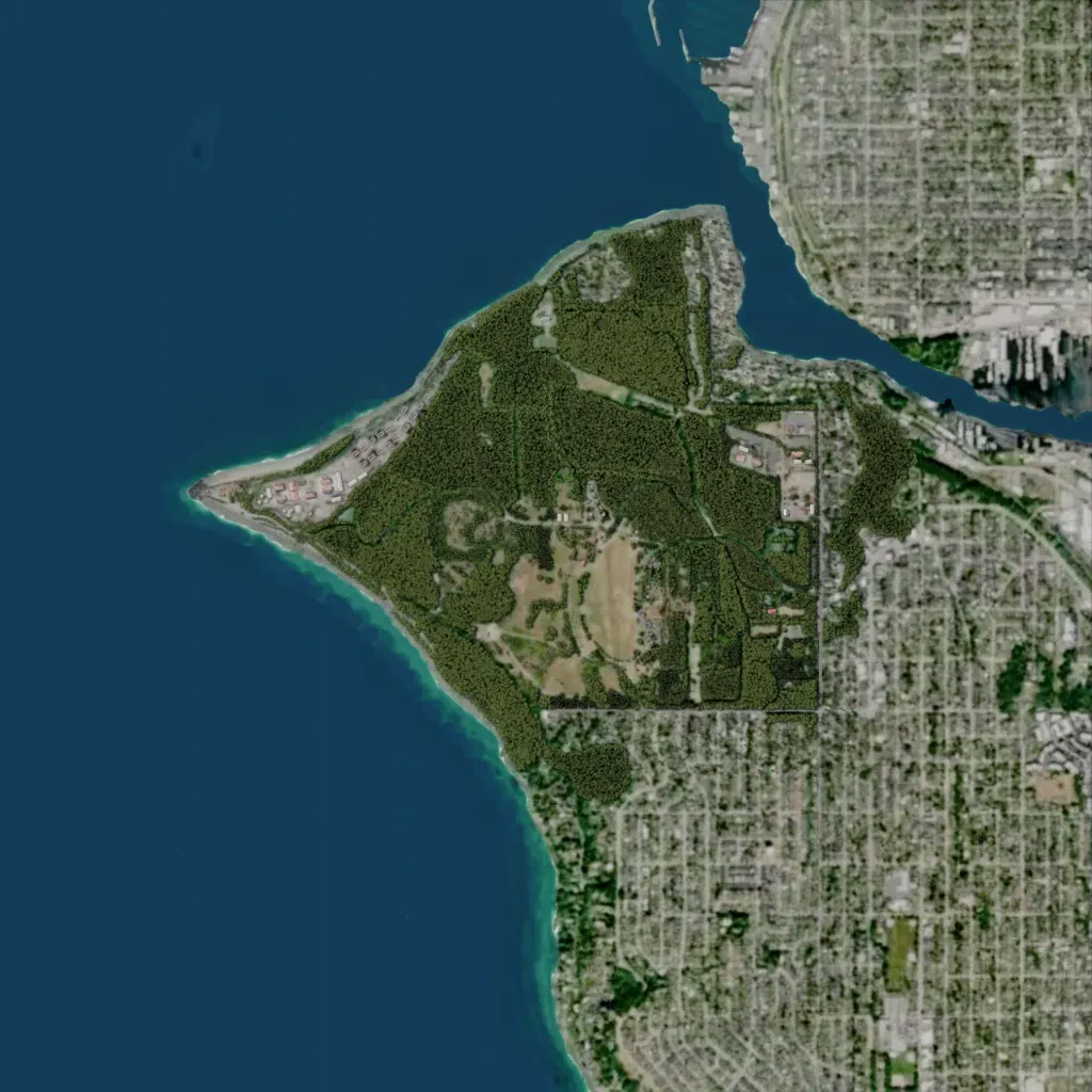 Overview map of Discovery Park