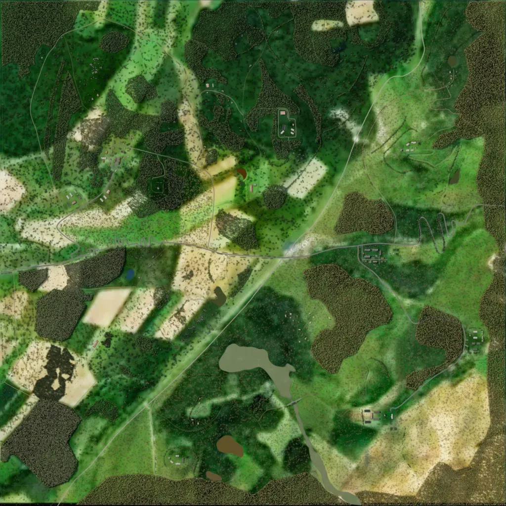 Overview map of East vs. West - Iron Curtain