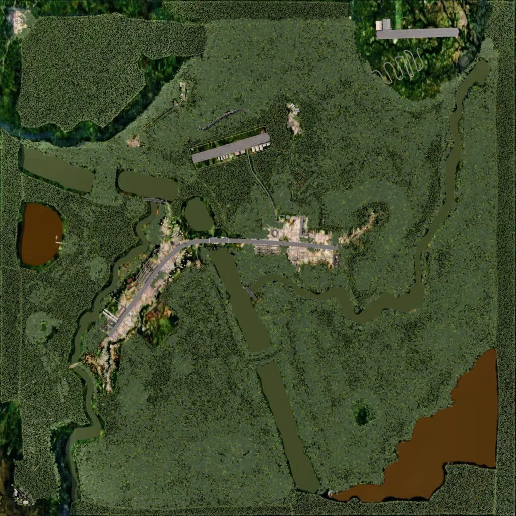 Overview map of Ecuador-Colombia 1MRB