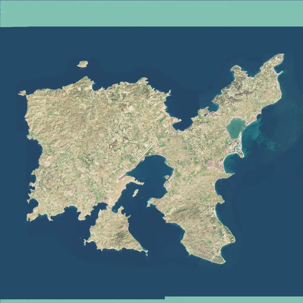Overview map of Empty Altis