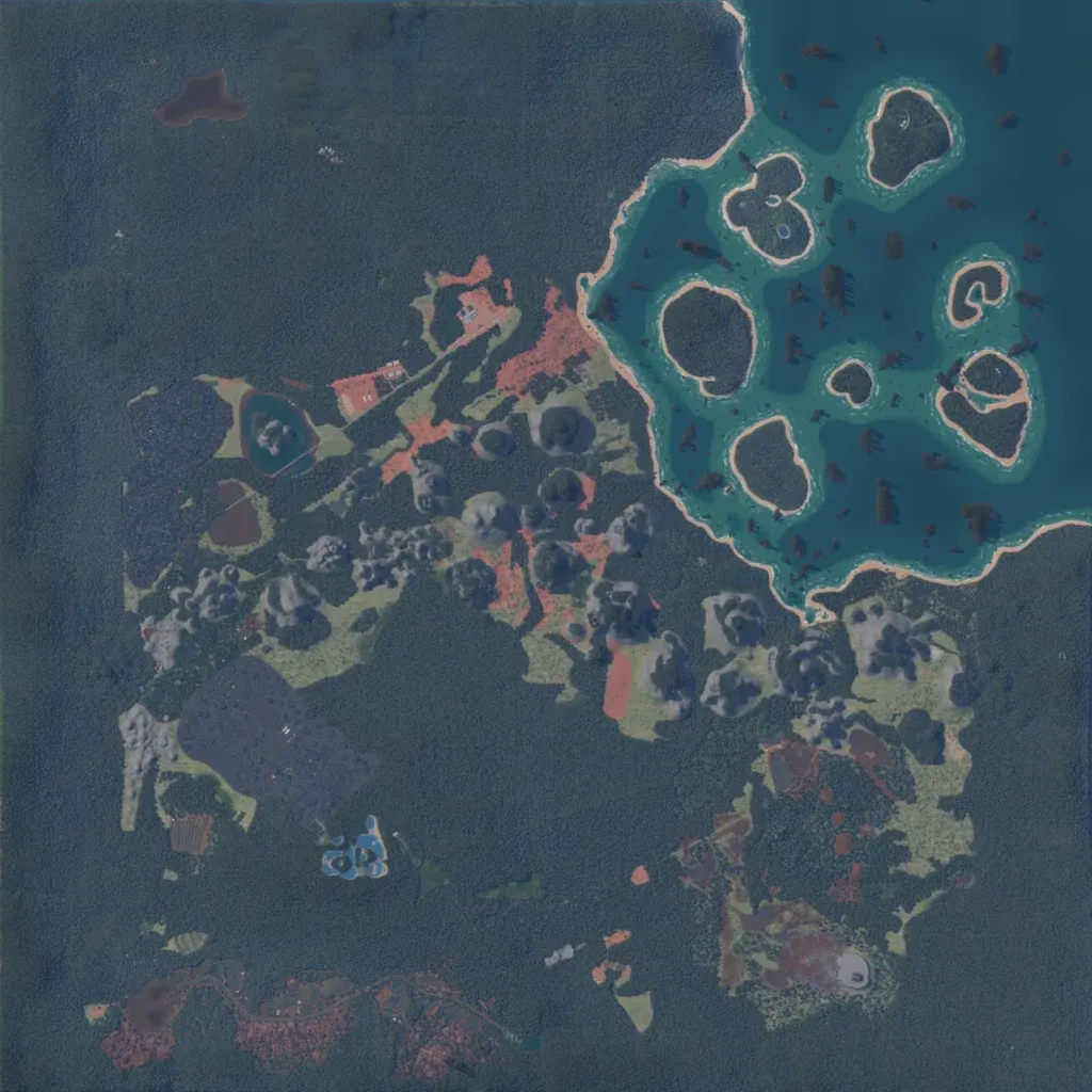 Overview map of EoH Vietnam Core