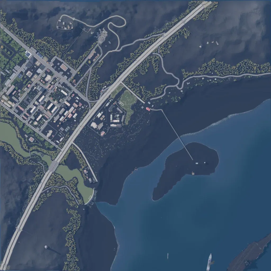 Overview map of Fjordview Highway Base