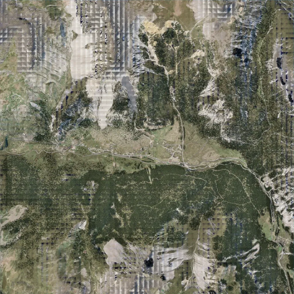 Overview map of French Alpes Nevache