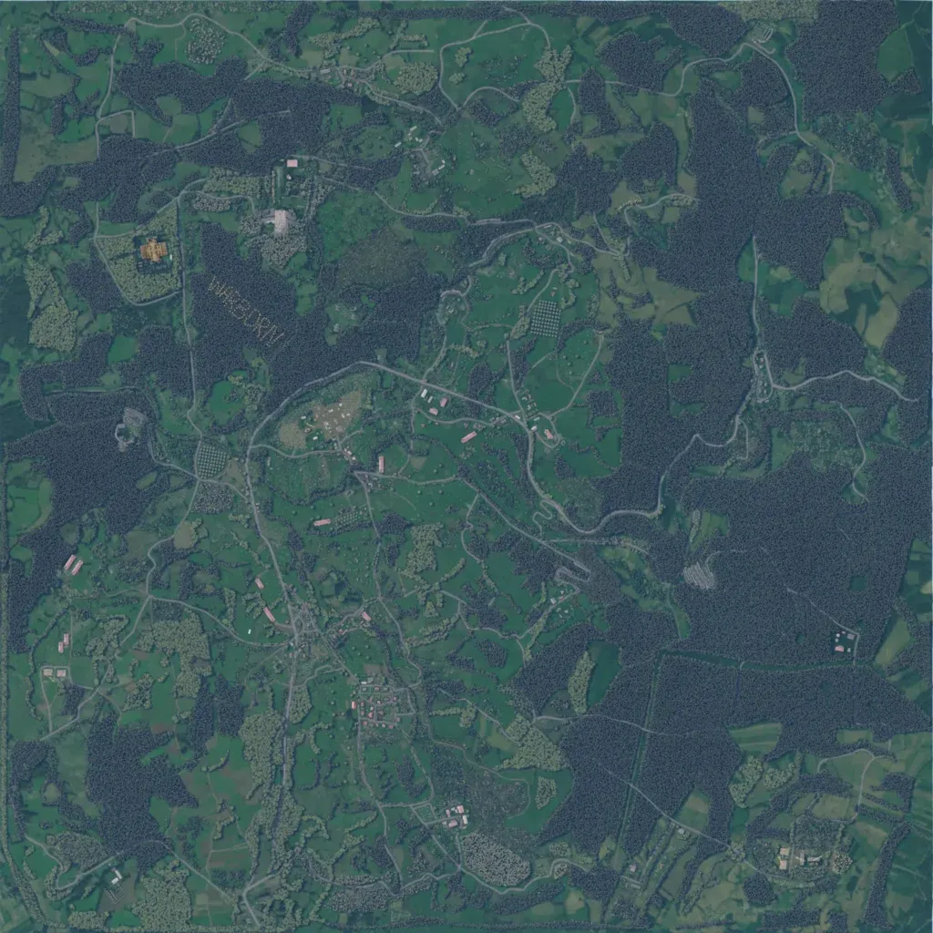 Overview map of Galicia