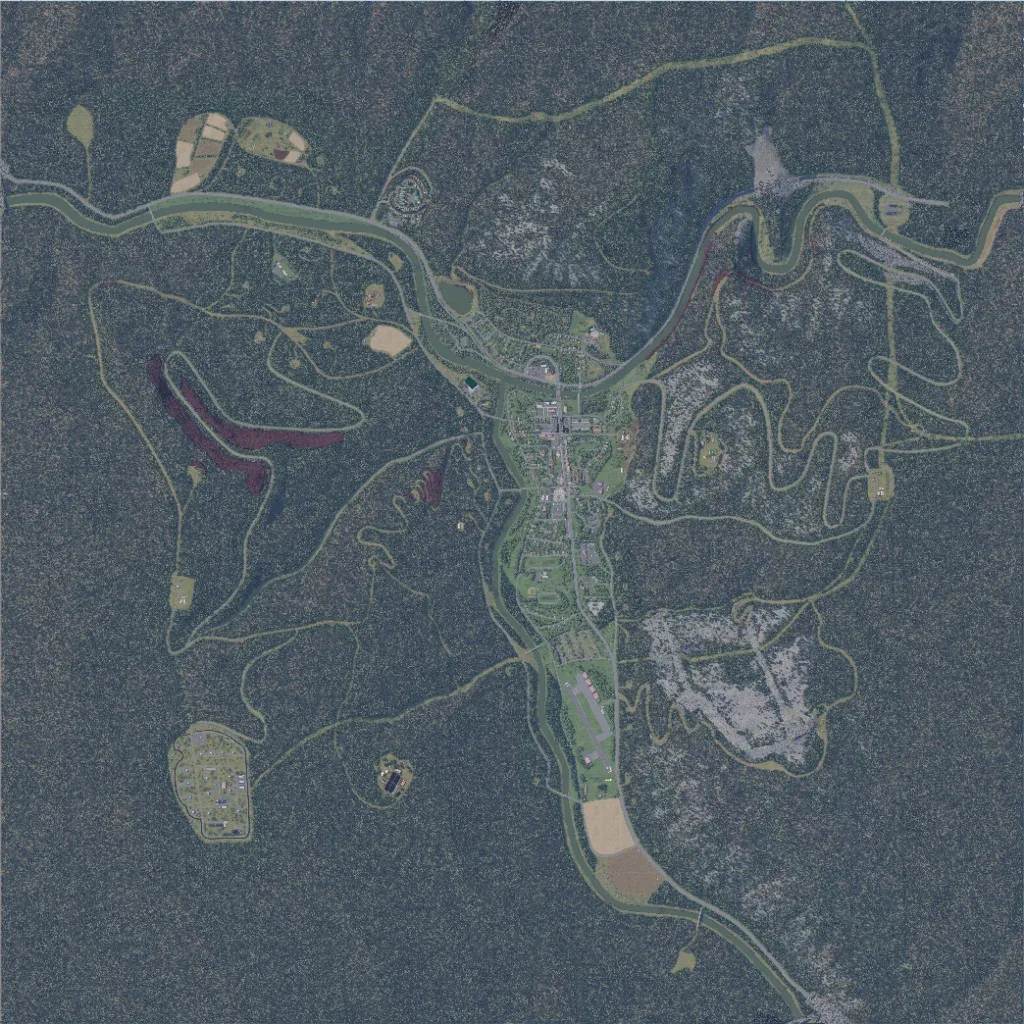 Overview map of Glenwood