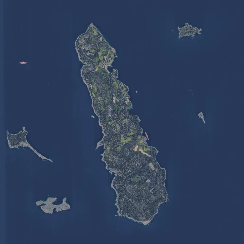 Overview map of Gogland