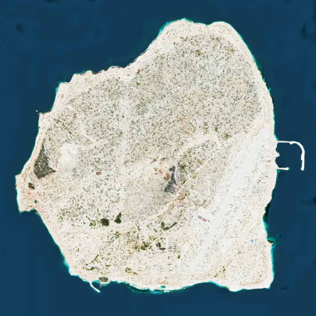 Overview map of Greater Tunb