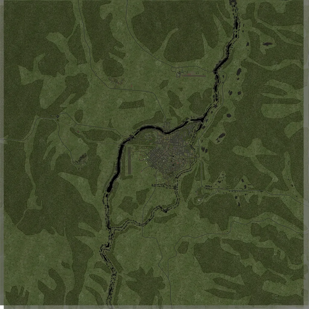 Overview map of Groznygrad
