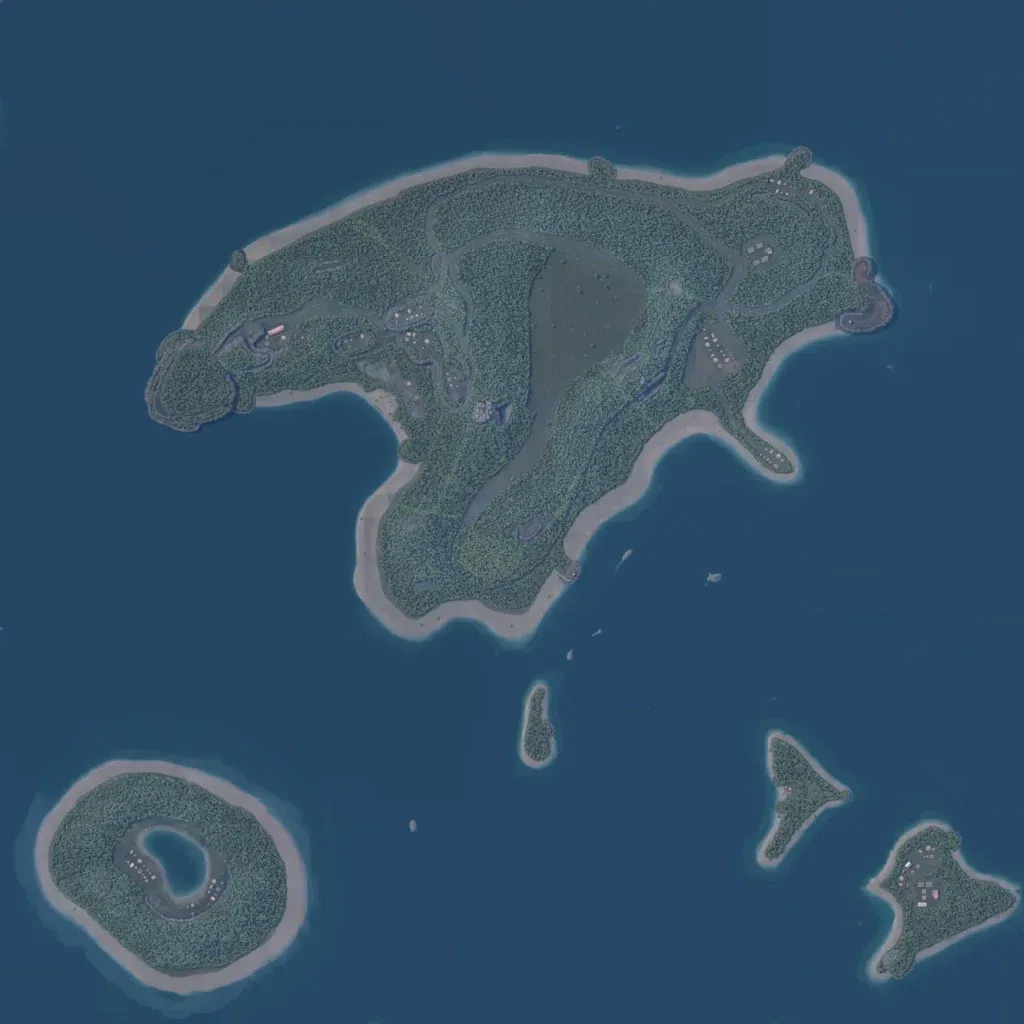 Overview map of Hari Katan Isles