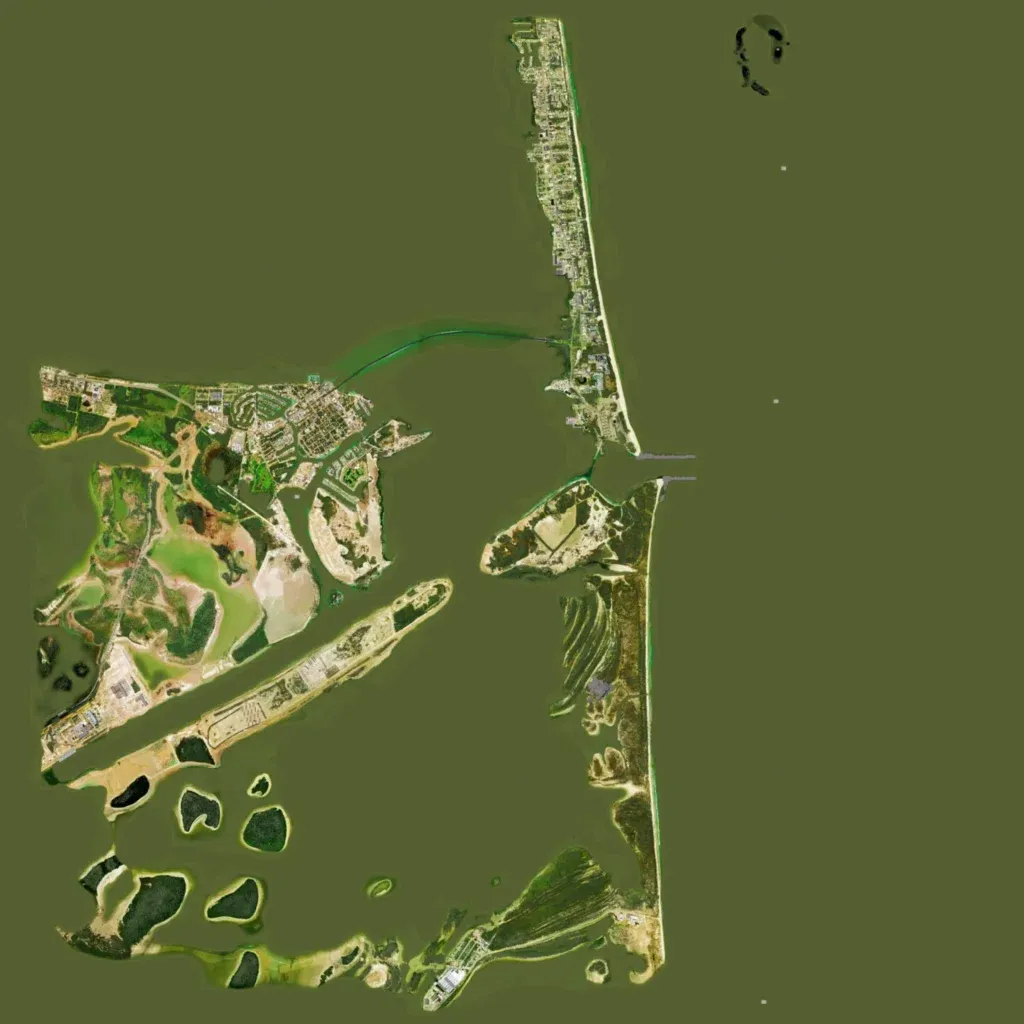 Overview map of High Tide