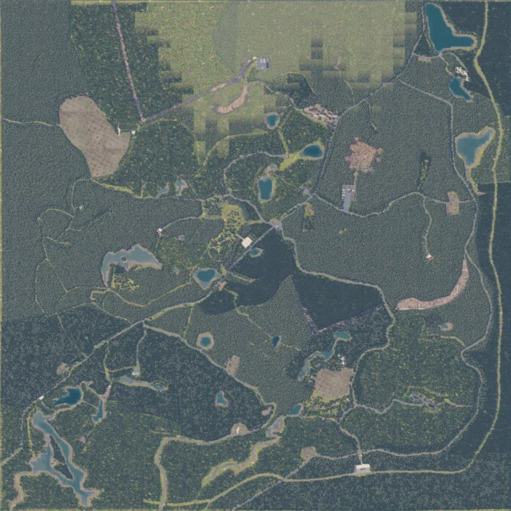 Overview map of Hirvivuori