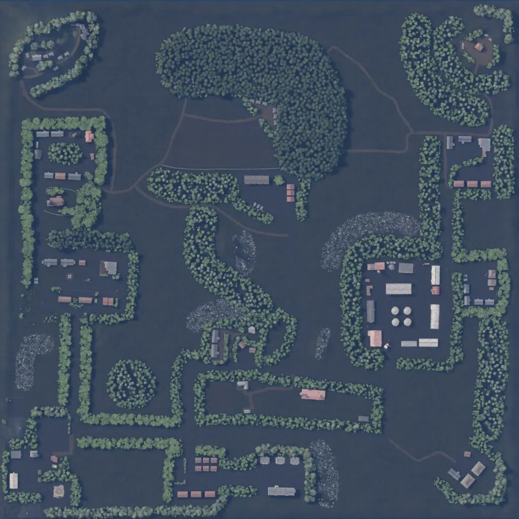 Overview map of Hohenberg Germany
