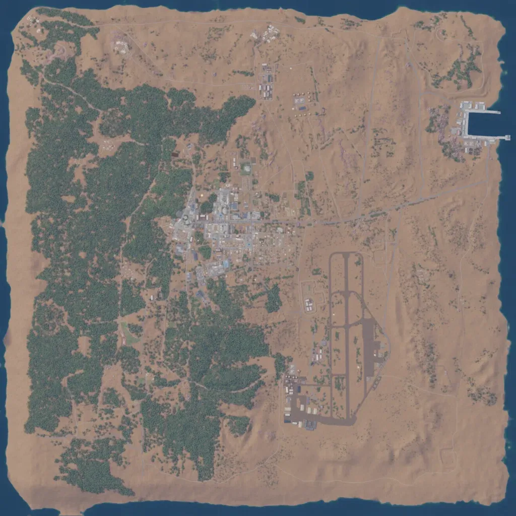 Overview map of Iraq 1990