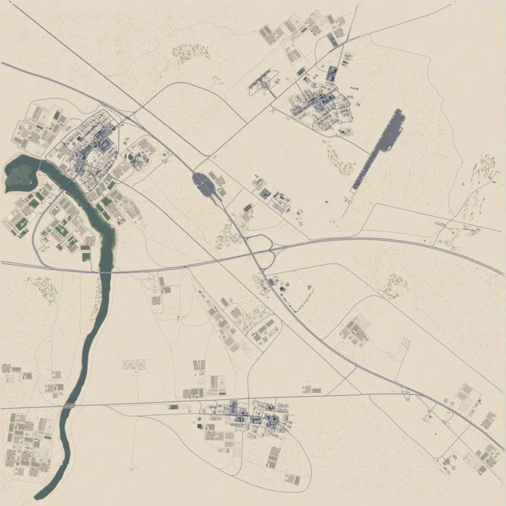 Overview map of Iraq Map