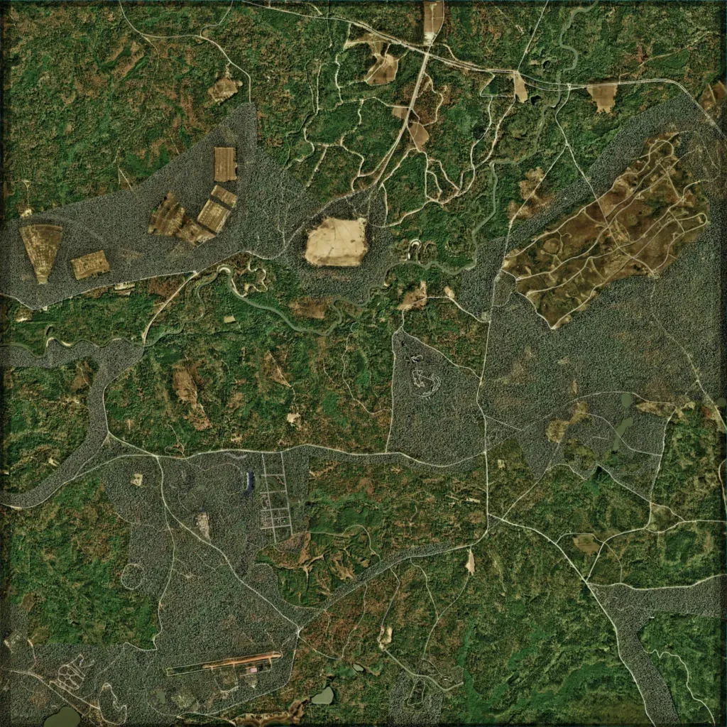 Overview map of Iron Vanguard Training Complex
