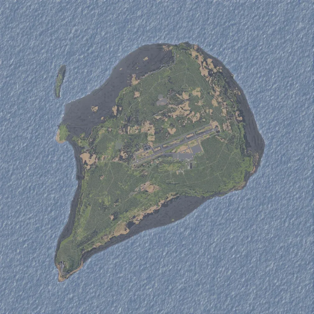 Overview map of Iwo Jima 2026
