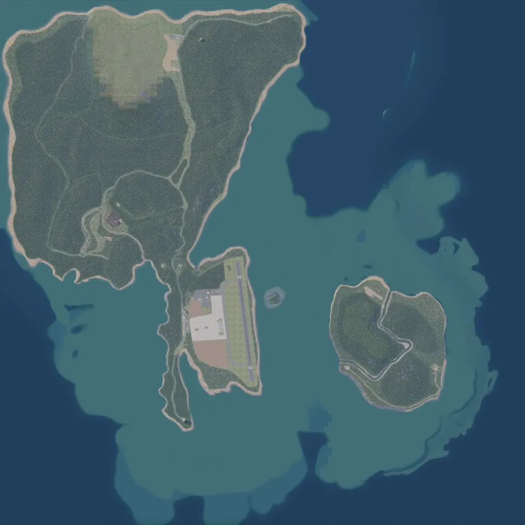 Overview map of Kailani Island