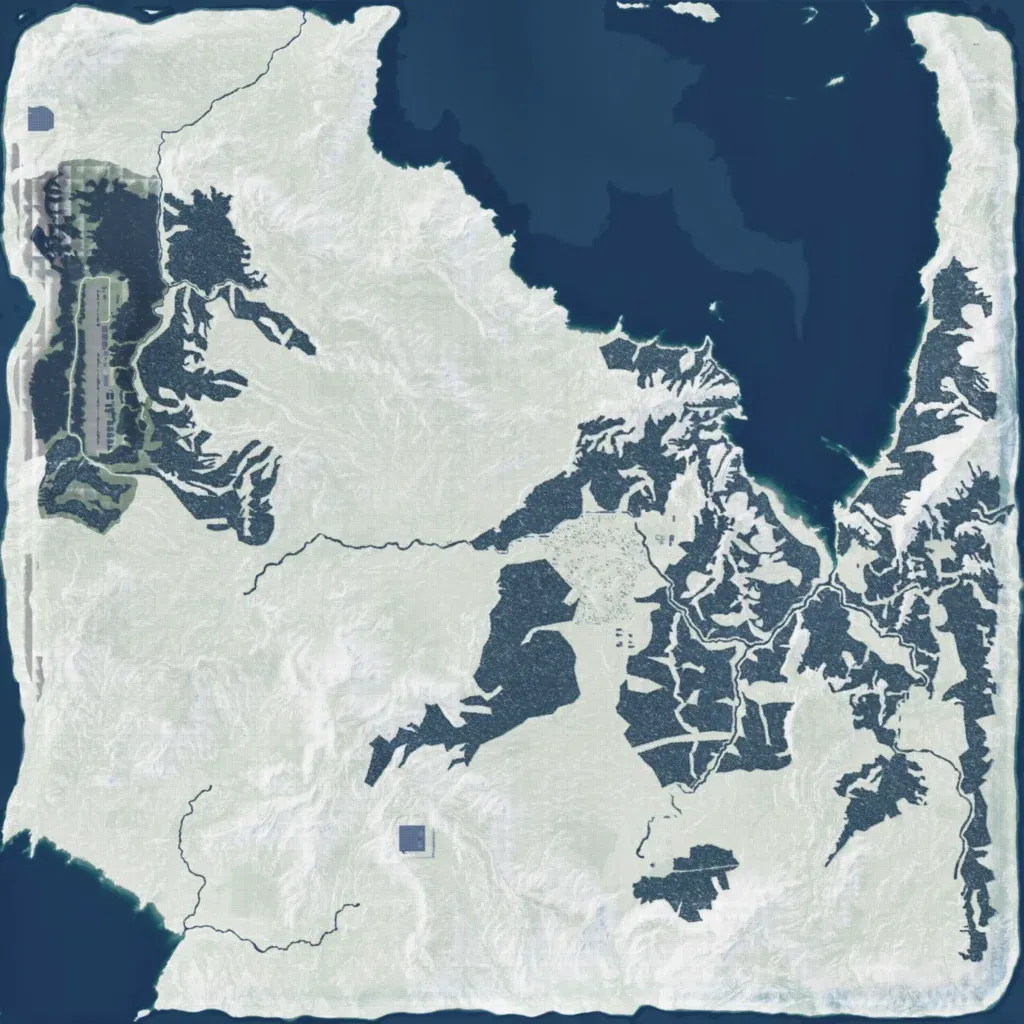 Overview map of Kamensky District