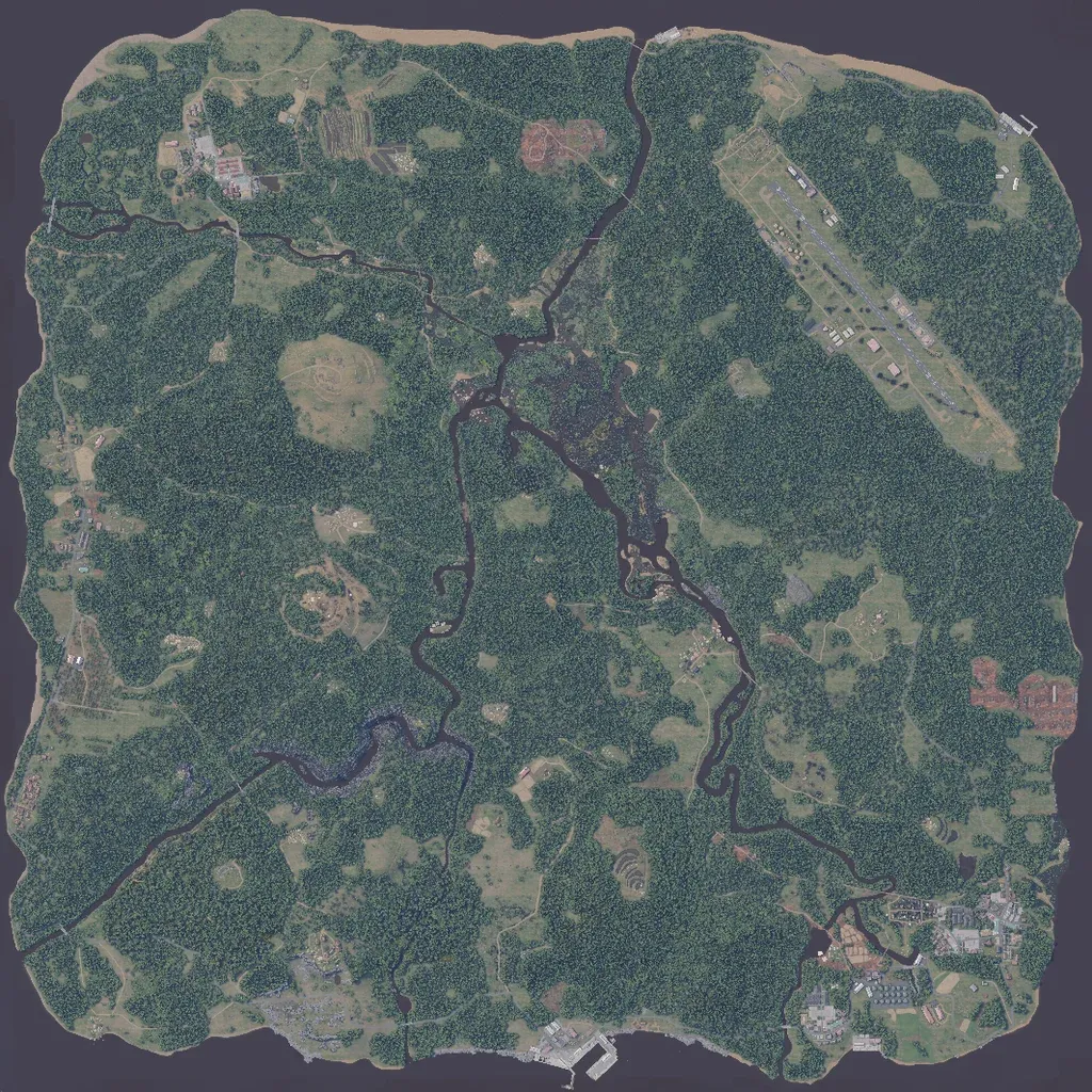 Overview map of Khanh Trung