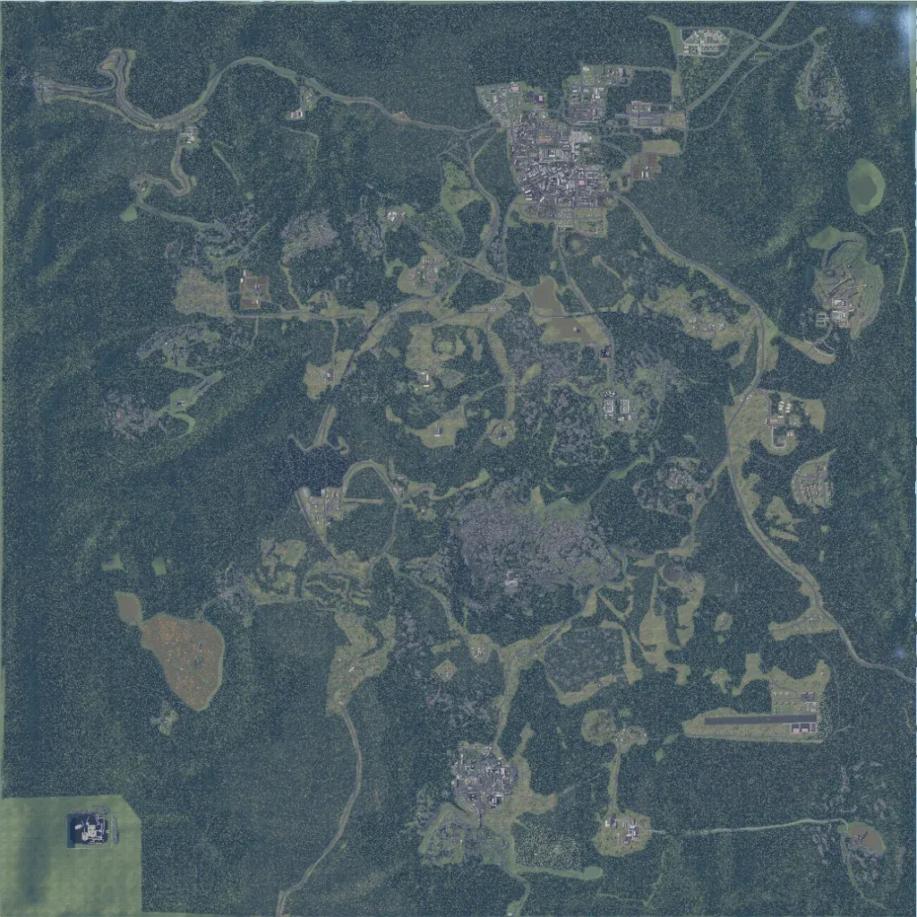Overview map of Lushlands