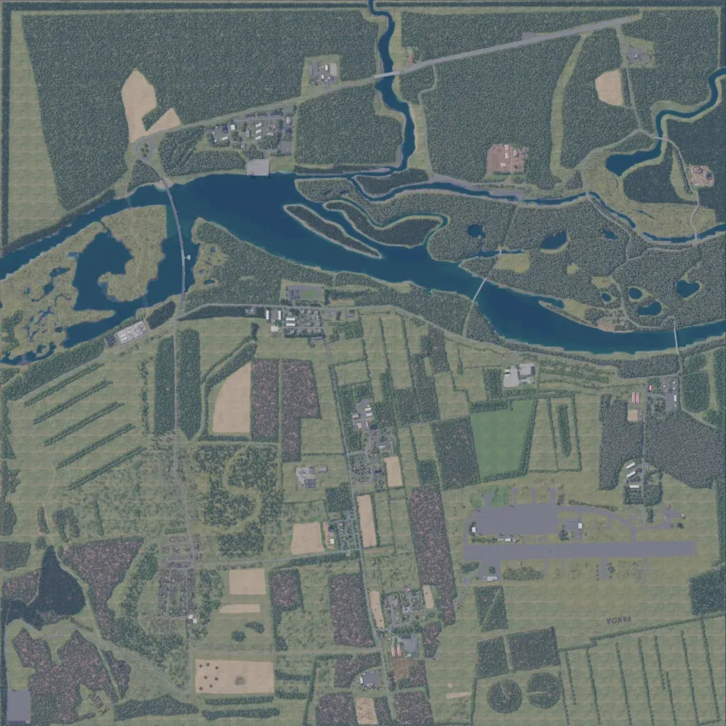 Overview map of Krynka