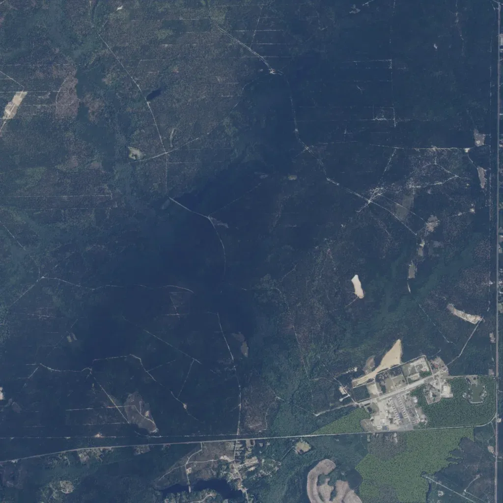 Overview map of McCrady Training Center
