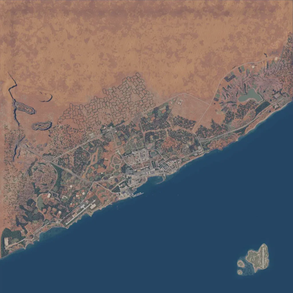Overview map of Mogadishu